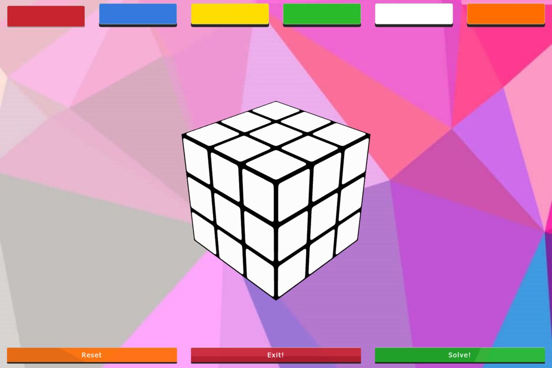 3D-Cube Solver 게임 스크린 샷
