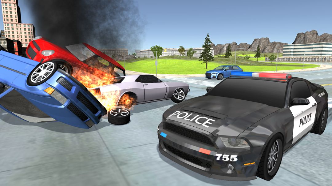 Screenshot of 警车模拟器 - 警察追逐