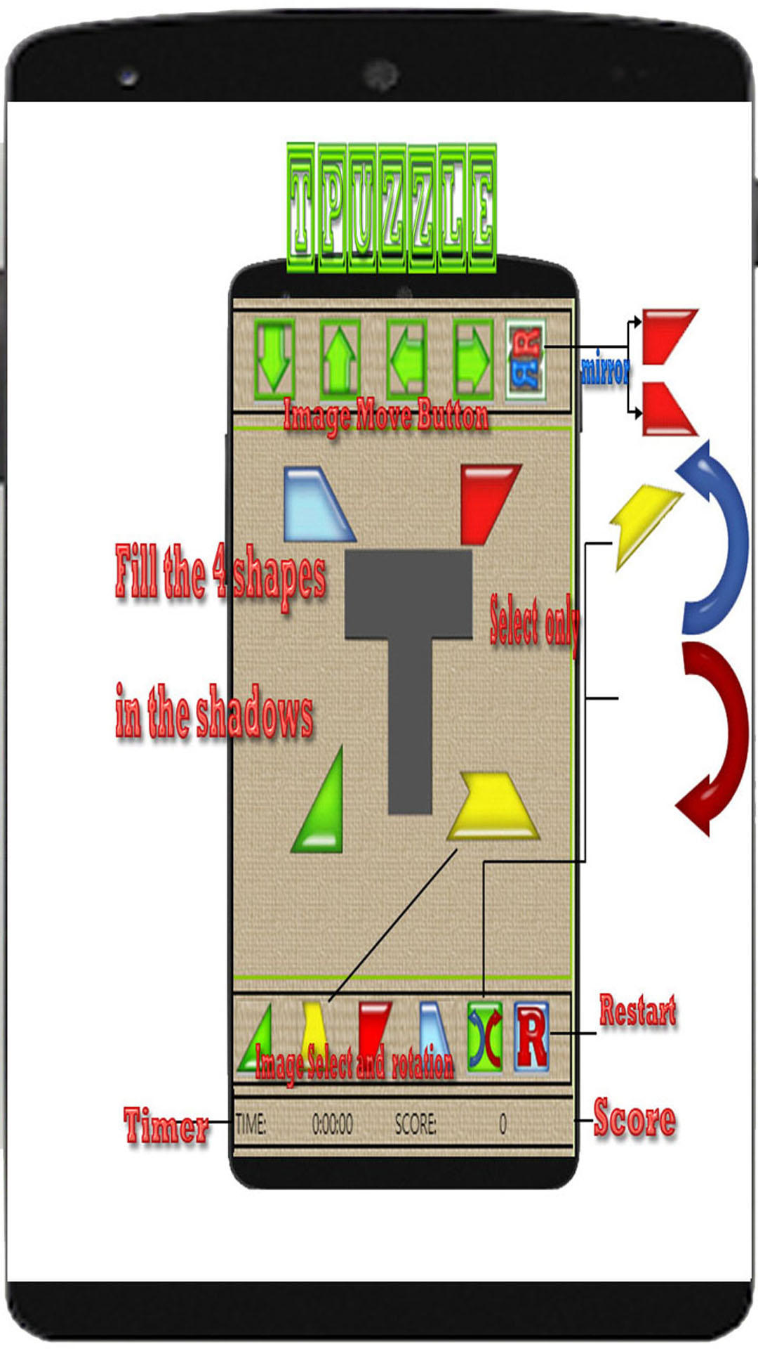 T Puzzle v001 Game Screenshot