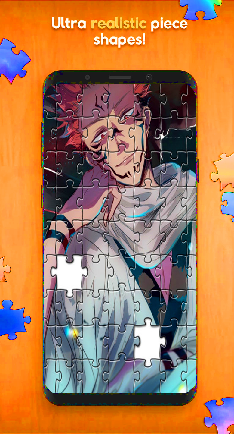 Скриншот игры Jujutsu Kaisen Jigsaw Puzzle