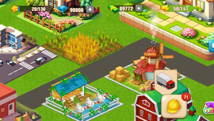 Farm Simulator Grow and Build Game Screenshot