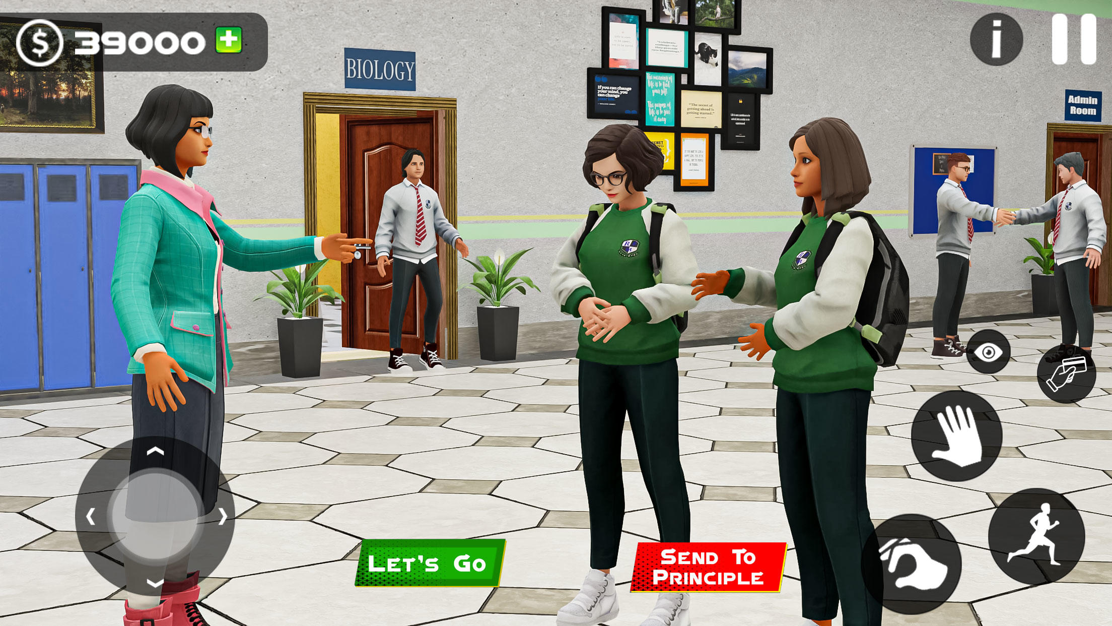 Cuplikan Layar Game High School Teacher Sim Life