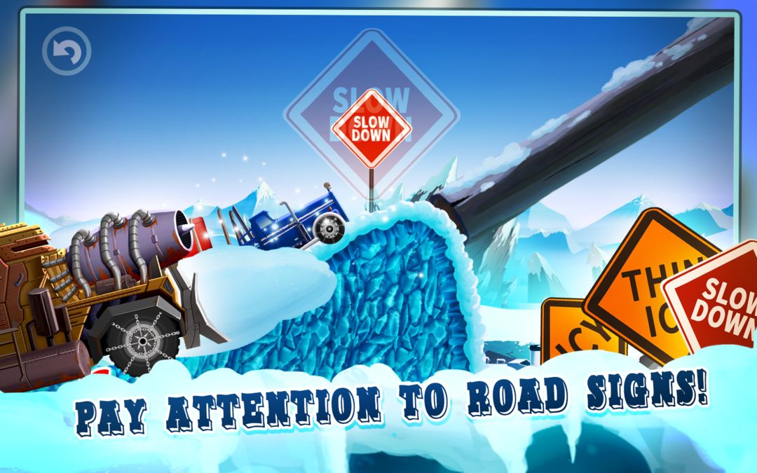 Truck Driving Race 2: Ice Road screenshot game