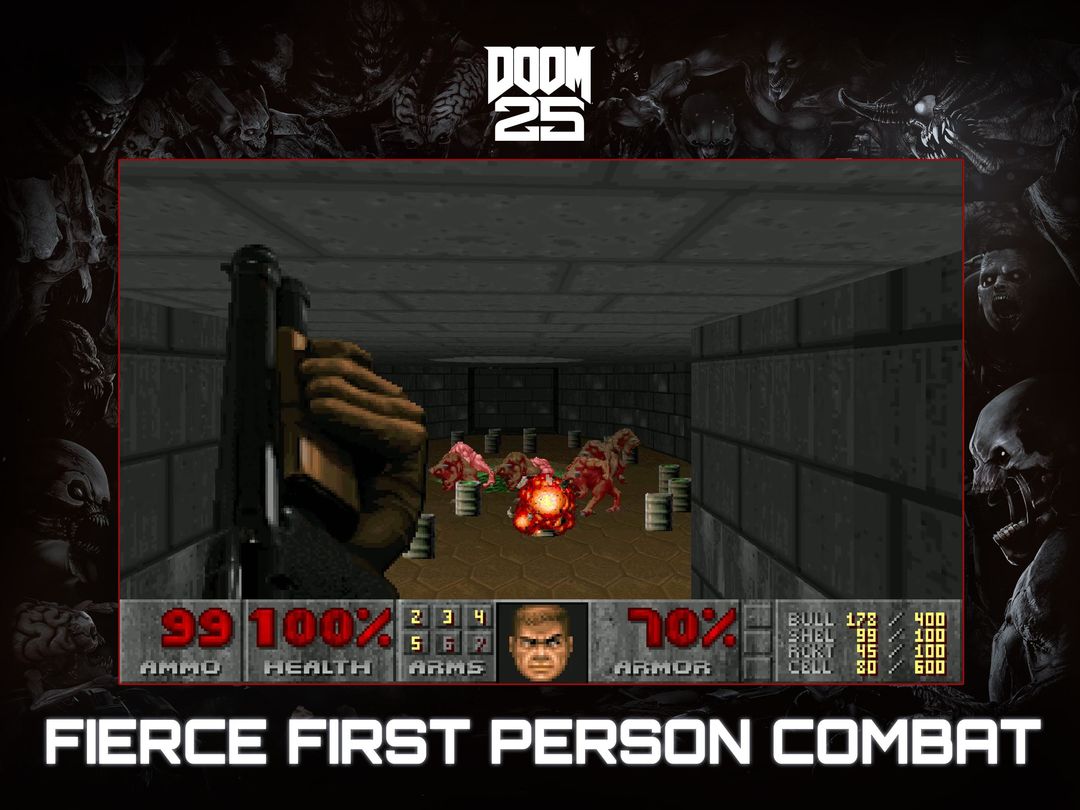 DOOM screenshot game