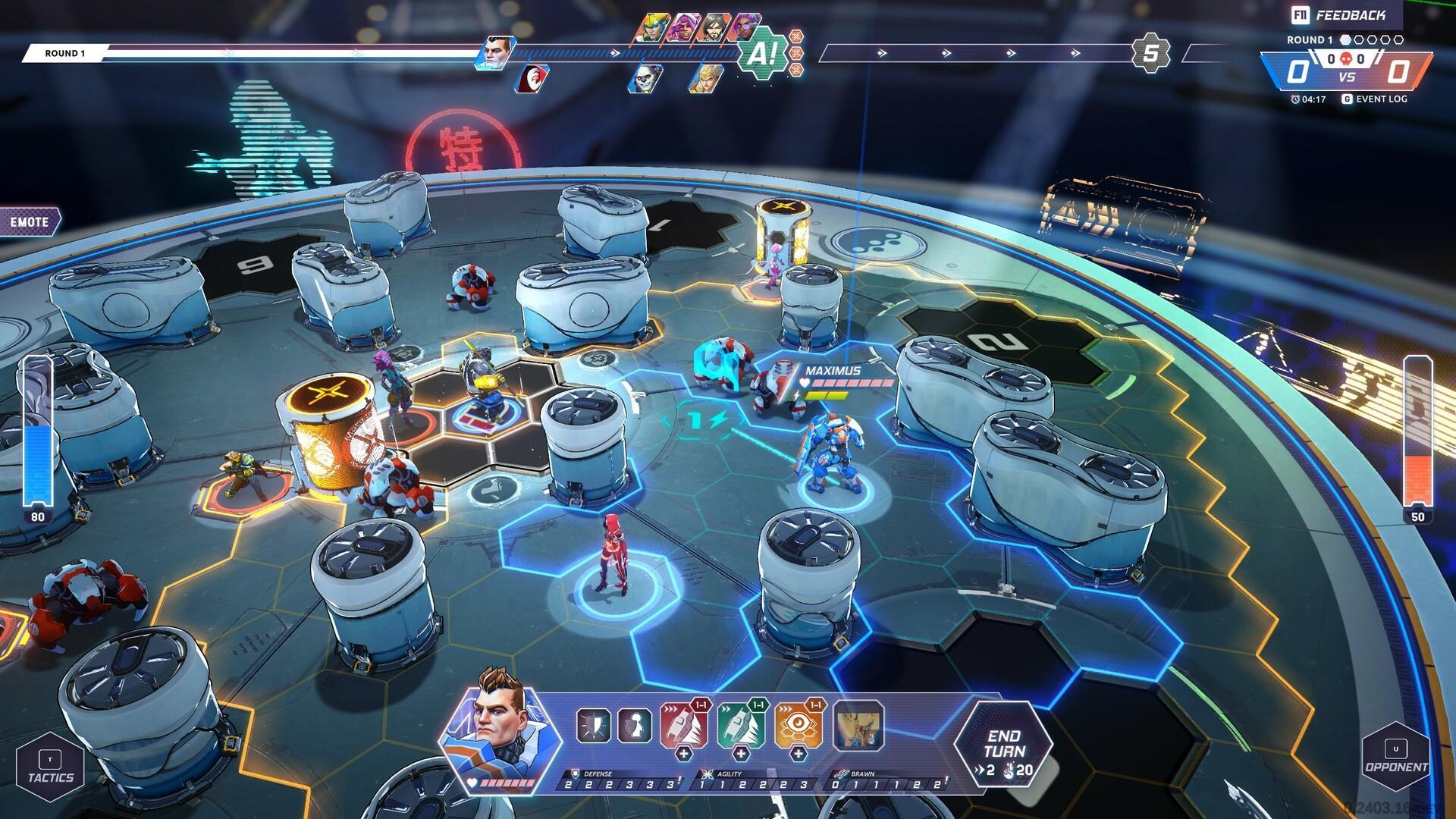 The Hexadome: Aristeia Showdown screenshot game