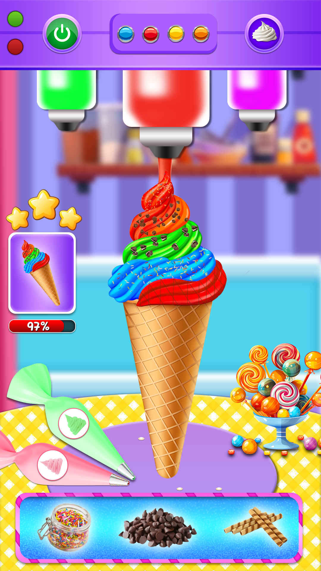 Ice Cream Cone Game -ASMR Game遊戲截圖