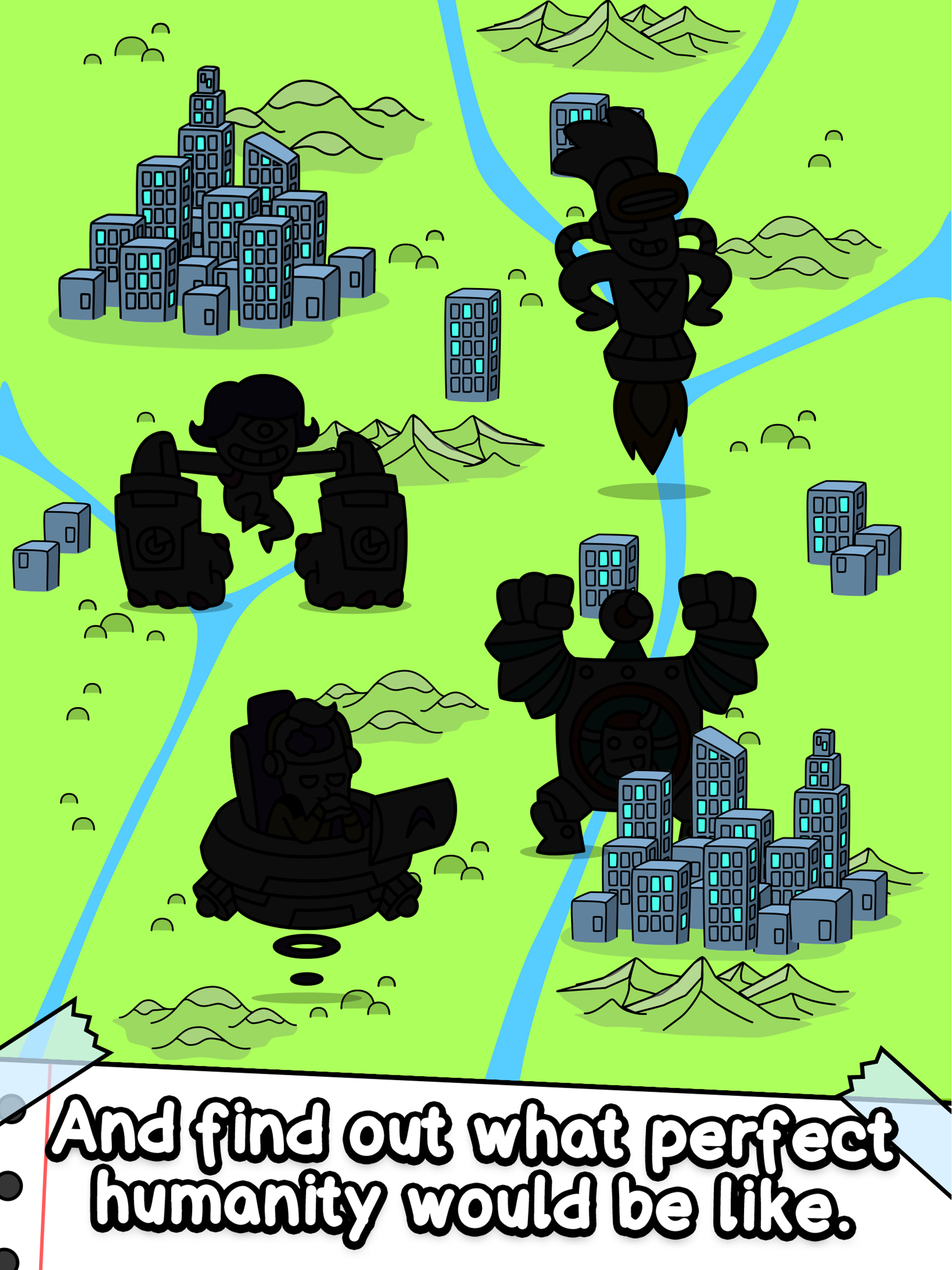 Скриншот игры Human Evolution: Merge Game