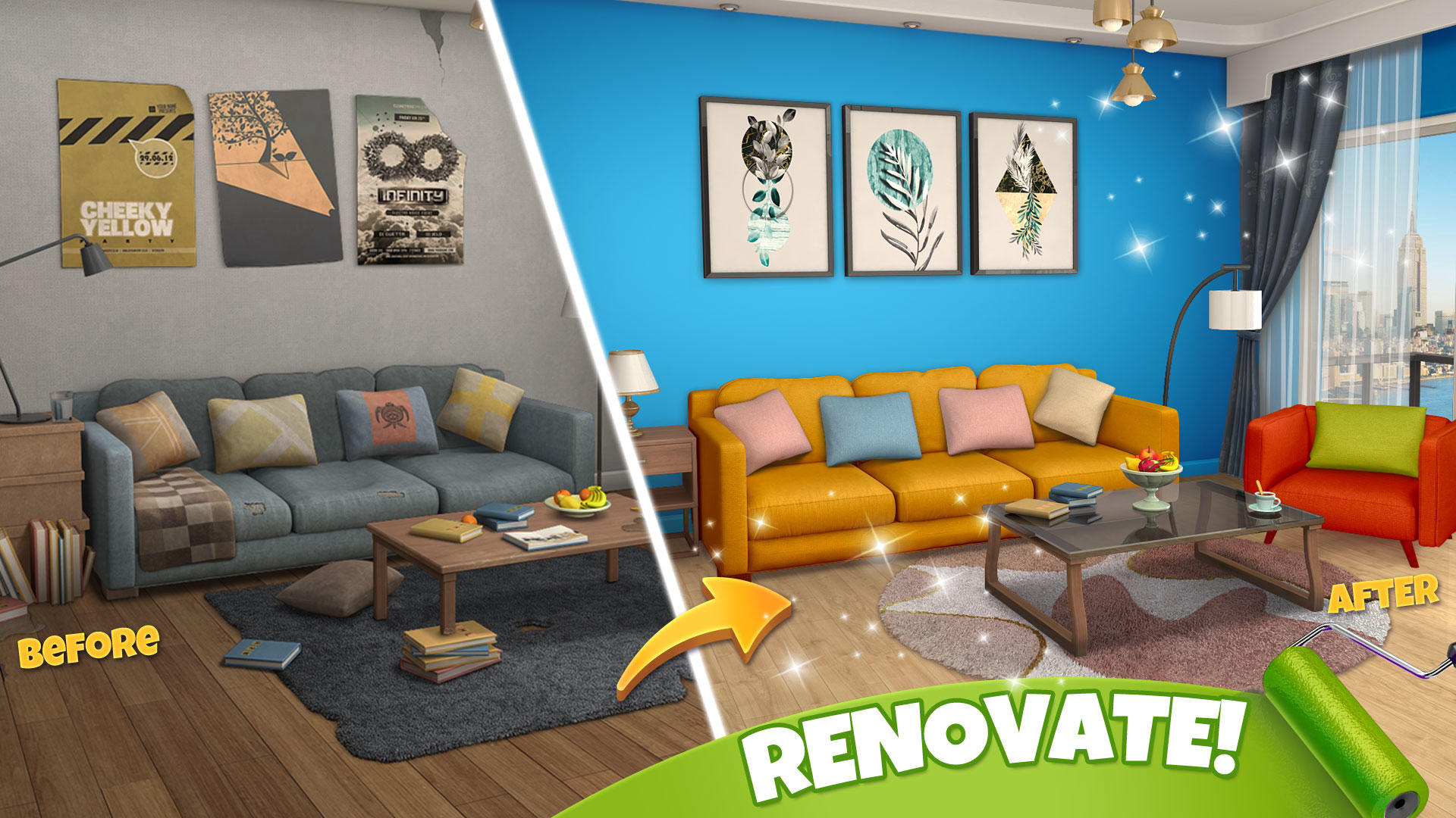 Fashion Makeup: Home Design Game Screenshot
