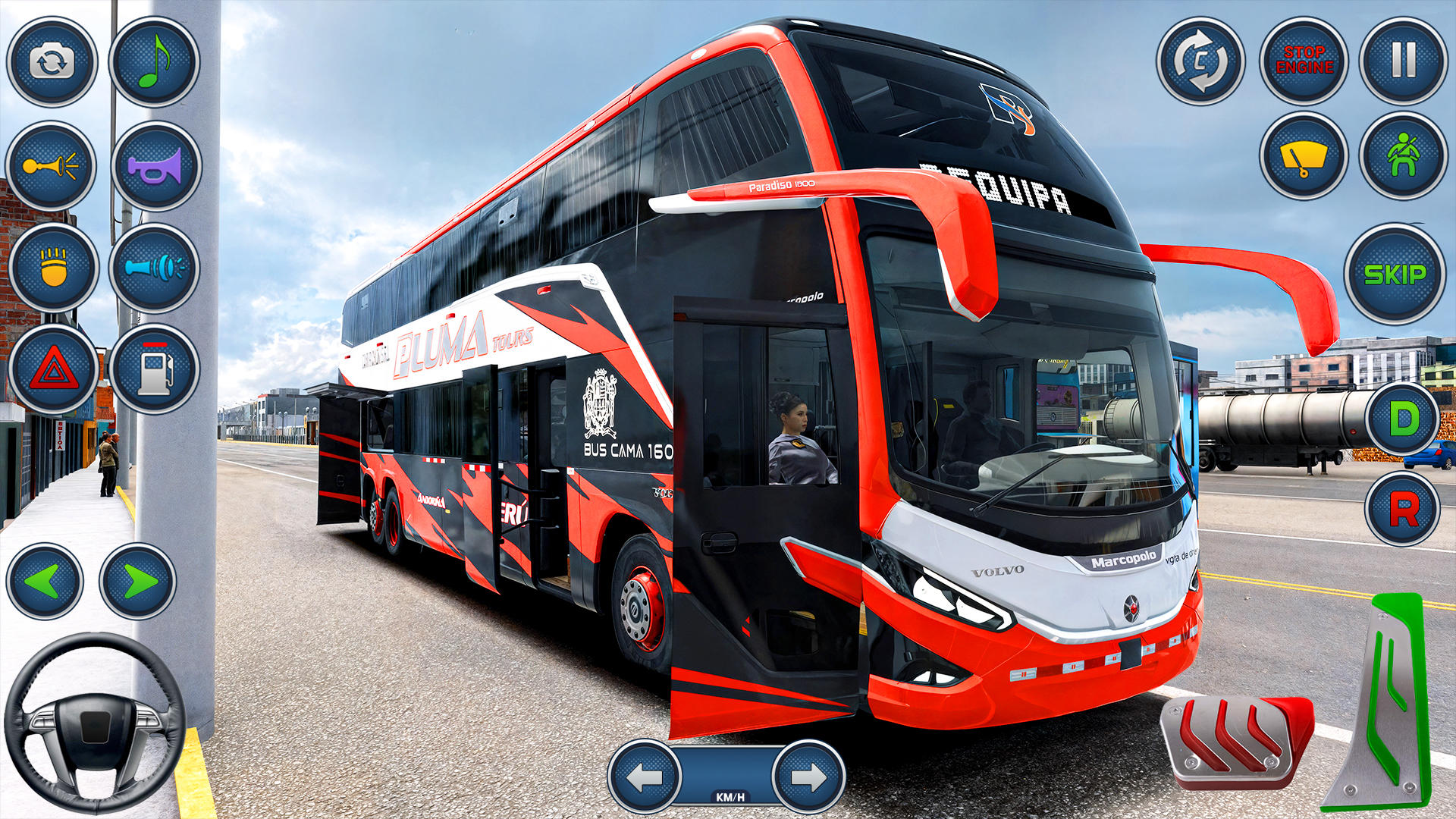 City Bus Driving -Offroad Bus Game Screenshot