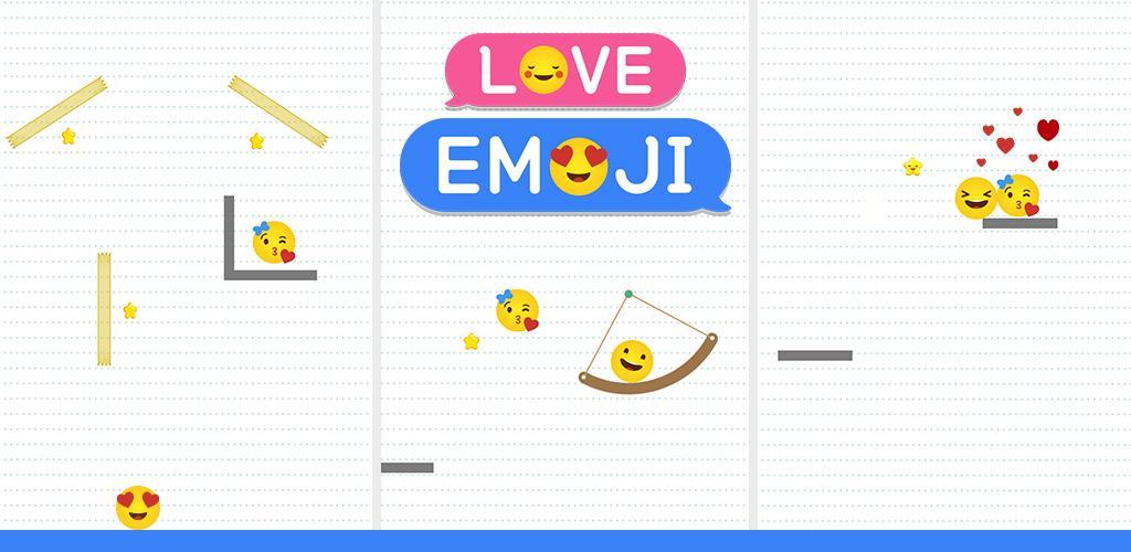 Banner of Love Emoji: ¡Lanza las bolas! Rompecabezas de física 1.0.7