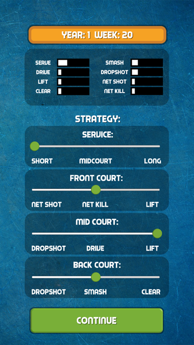 Badminton Manager Game Screenshot