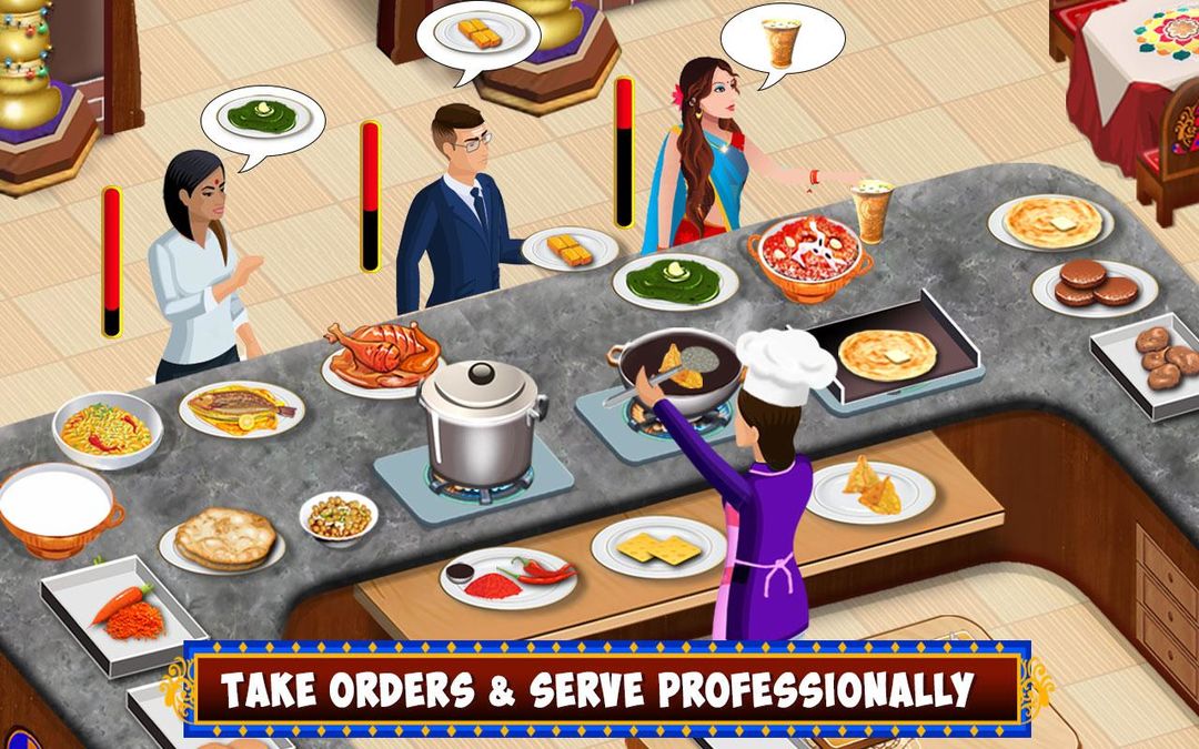 印度食品餐厅厨房故事烹饪游戏遊戲截圖