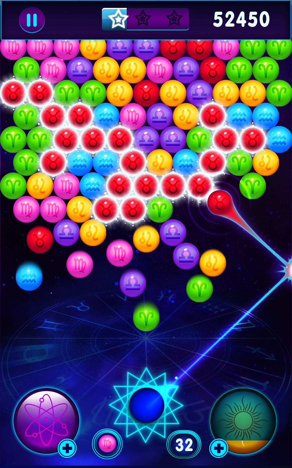 Zodiac Pop - Bubble Puzzle Game Screenshot