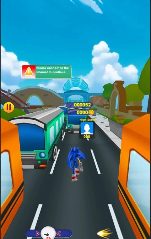 Sonic Super World Dash screenshot game