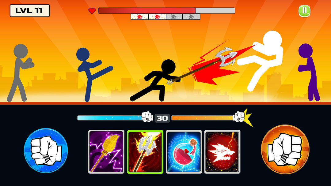 Stickman Fighter : Mega Brawl screenshot game