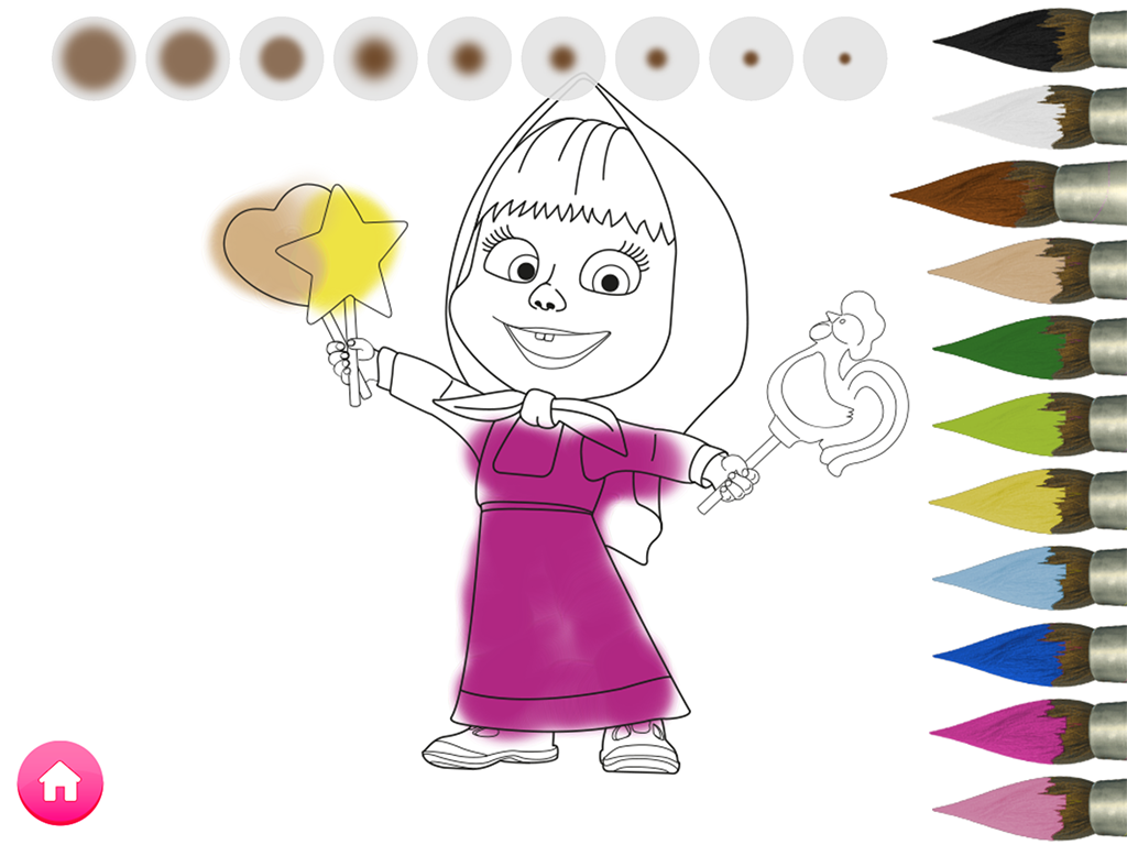 Screenshot of Masha and the Bear Educational