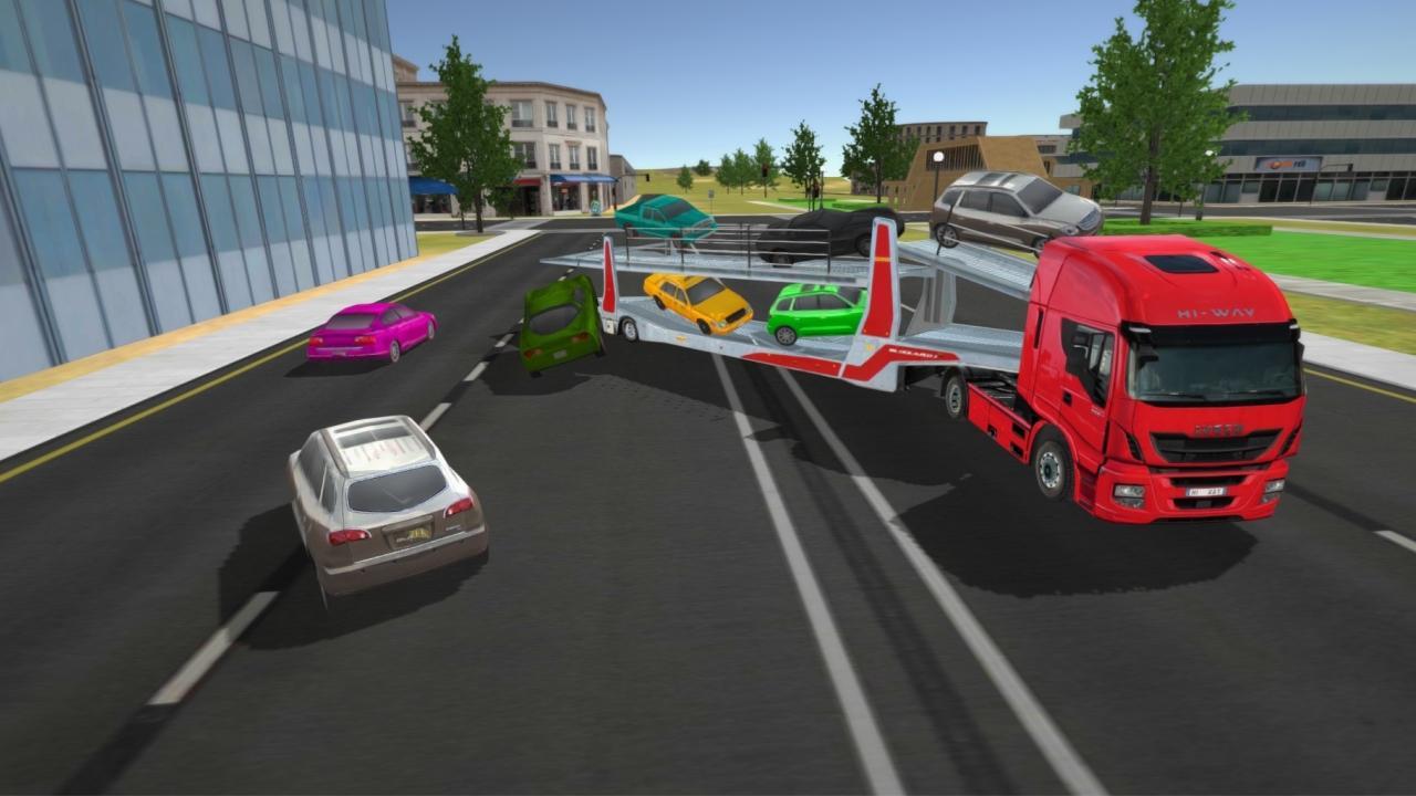 Truck Driver City Simulator Game Screenshot