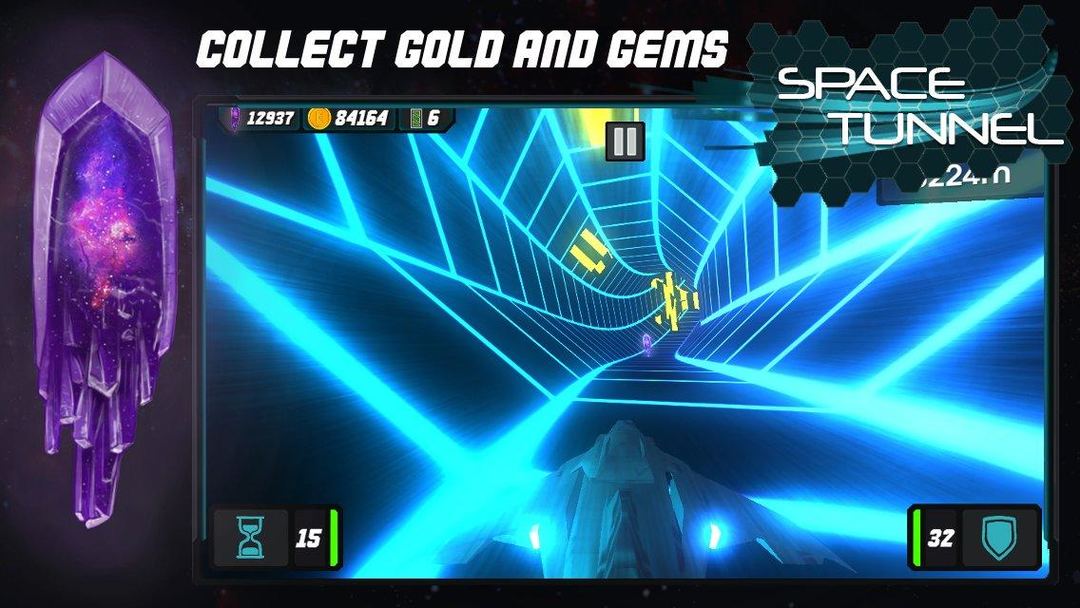 Screenshot of Space Tunnel