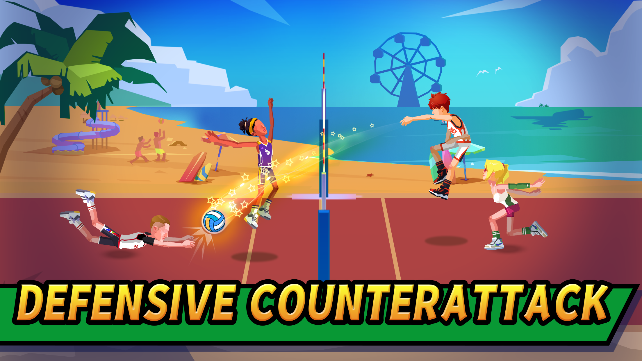 Screenshot of Volleyball Duel