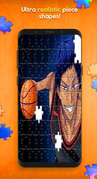 Kuroko no Jigsaw Puzzle Game Screenshot