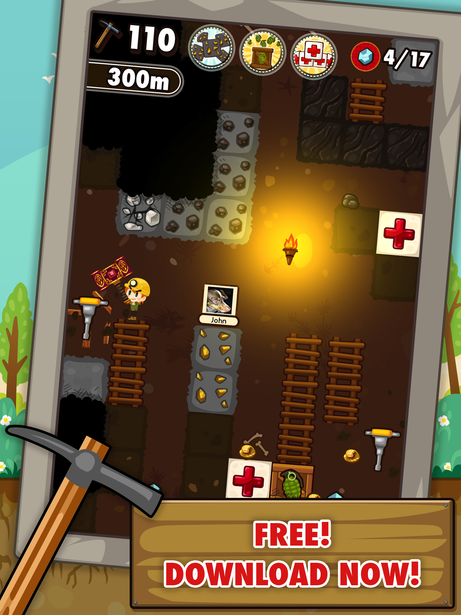 Pocket Mine Game Screenshot