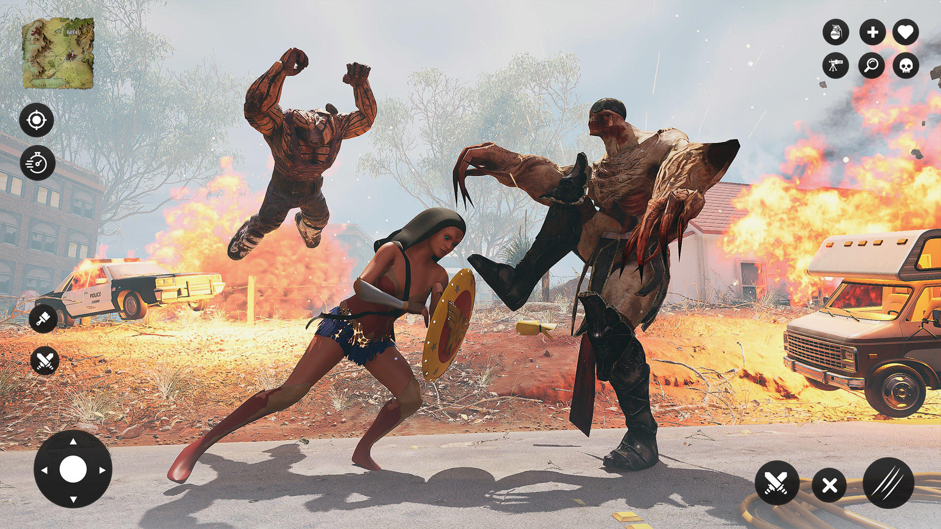 Incredible Monster Crime City Game Screenshot