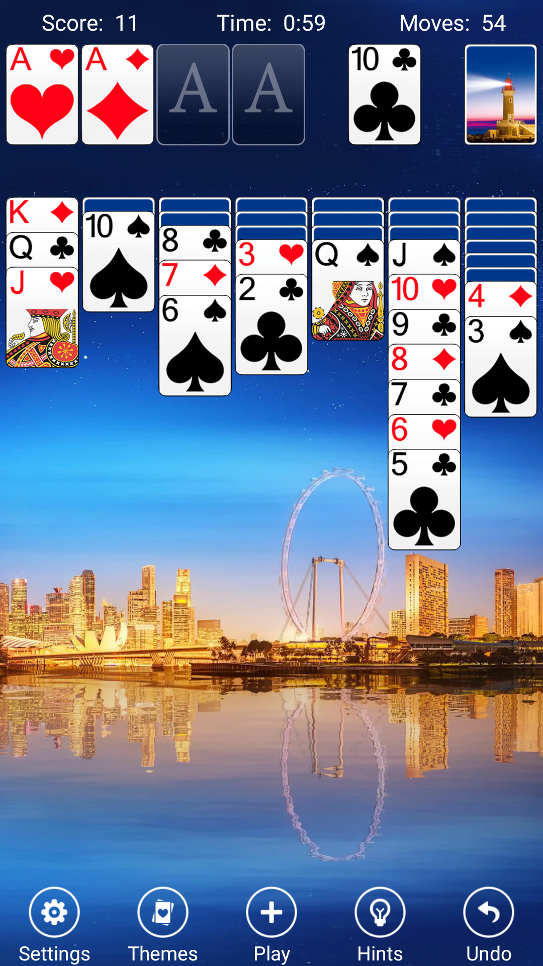 Solitaire Game Screenshot