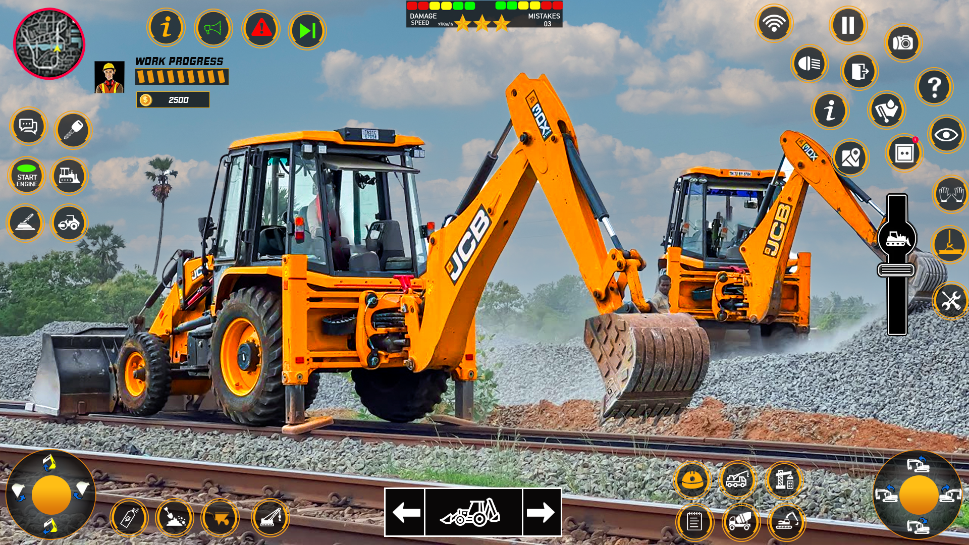 Cuplikan Layar Game JCB Excavator Games: JCB Games