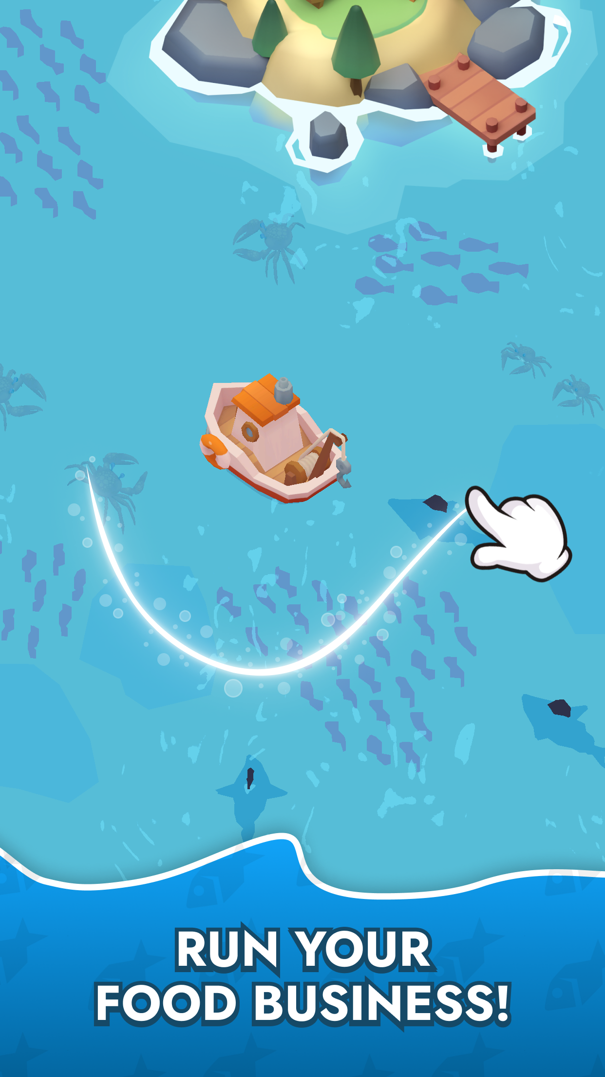 Fish Dish Inc: Seafood Tycoon Game Screenshot