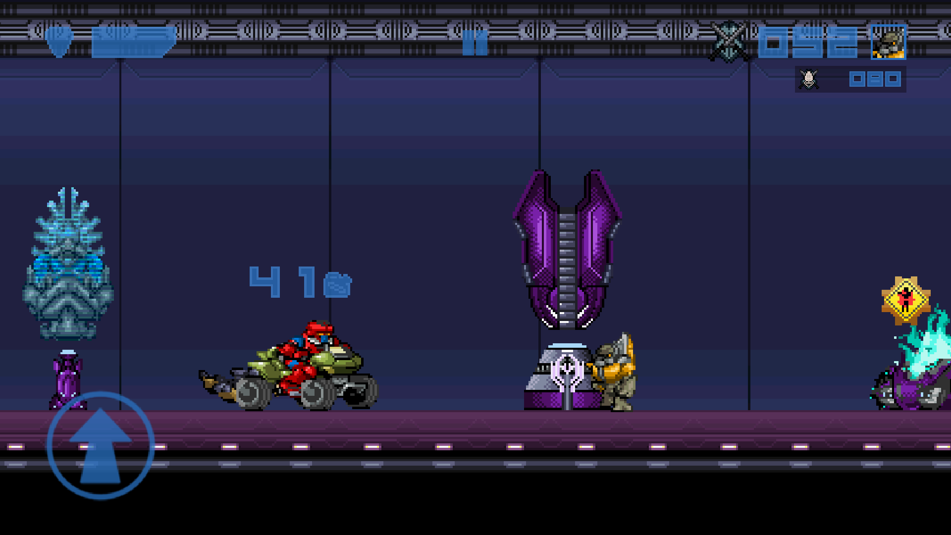 Spartan Runner Game Screenshot