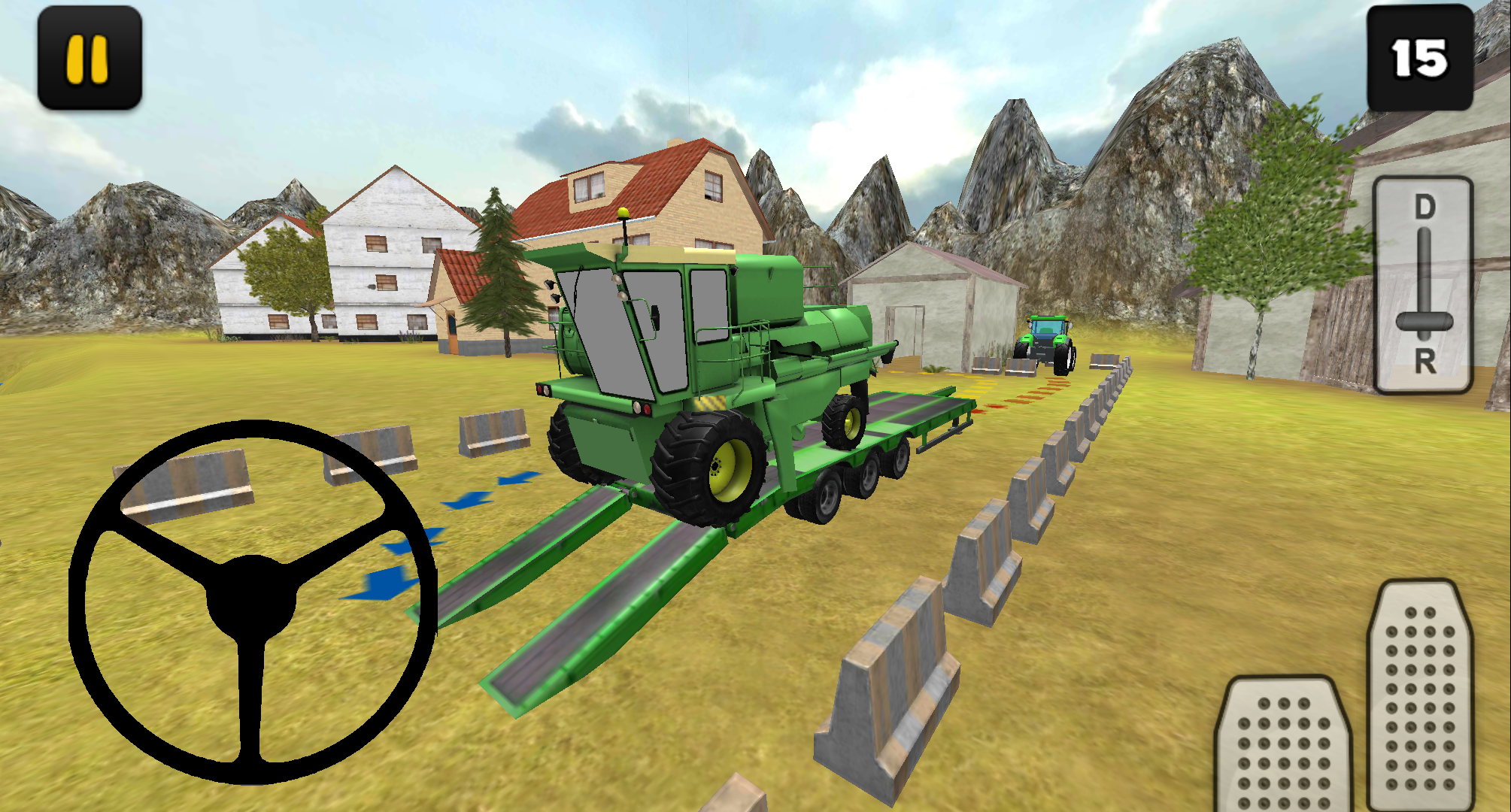 Tractor Simulator 3D: Harveste Game Screenshot