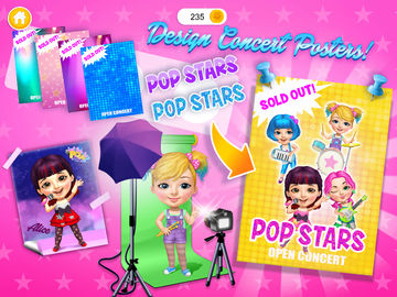 Sweet Baby Girl Pop Stars Game Screenshot