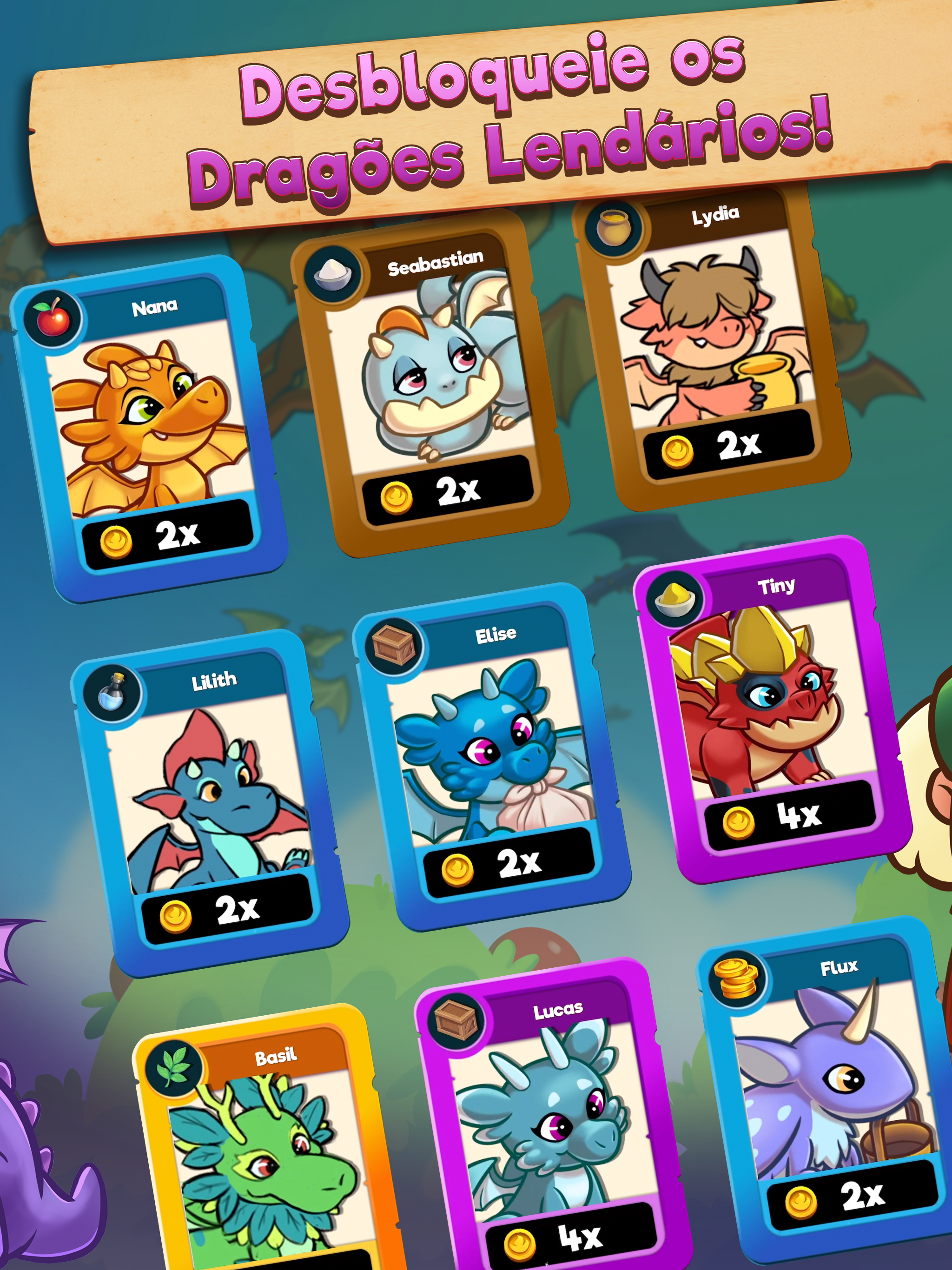 Captura de Tela do Jogo Dragon Idle Adventure