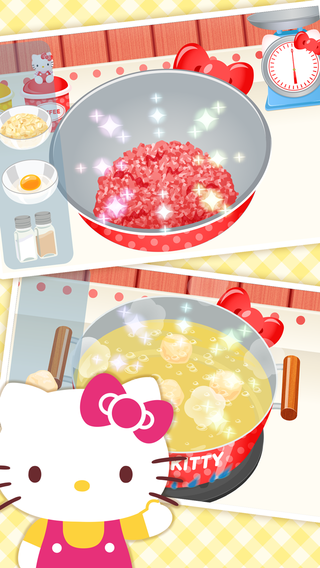 Hello Kitty Happy Bento Game Screenshot