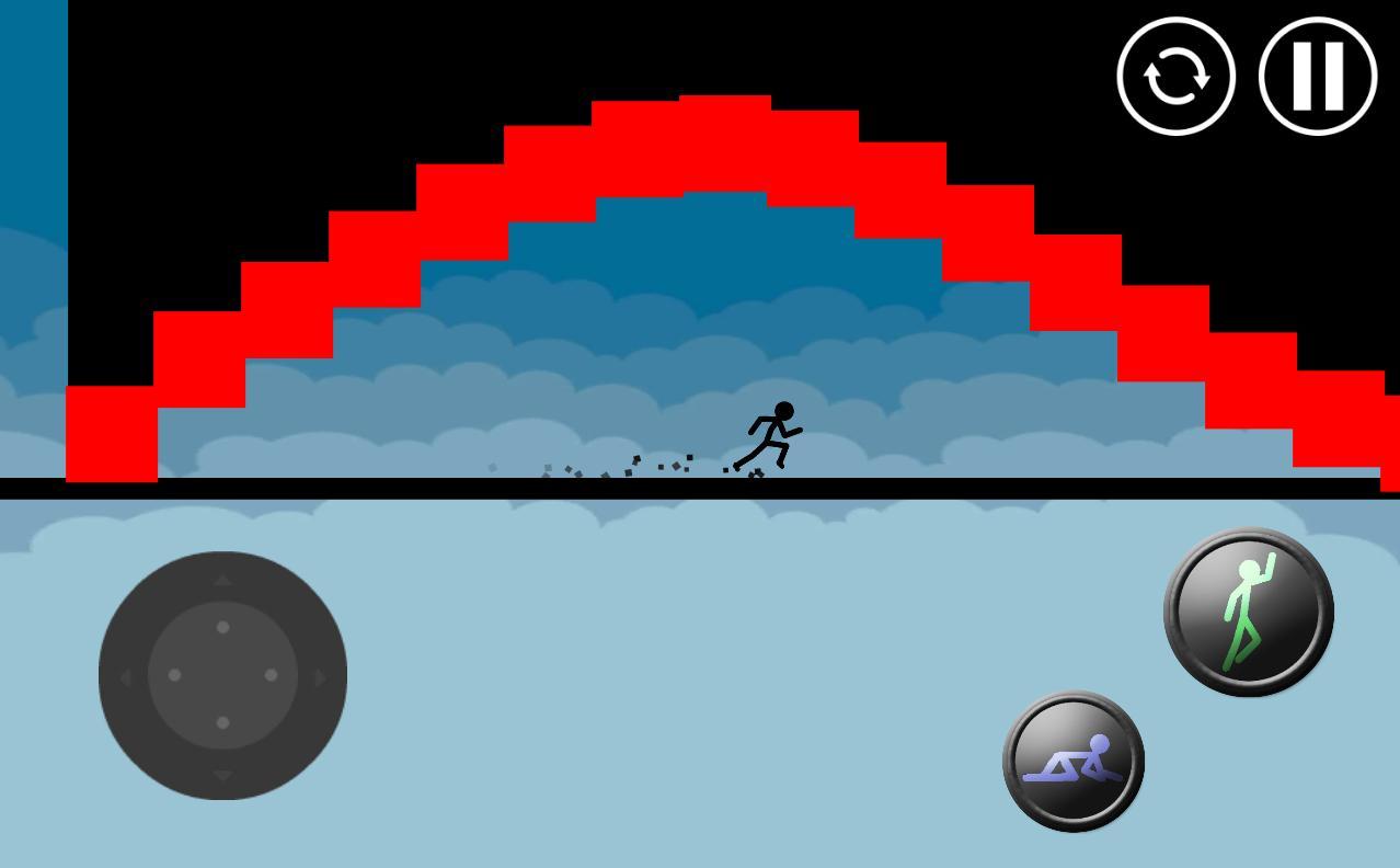 Stickman Parkour Platform: Epi Game Screenshot