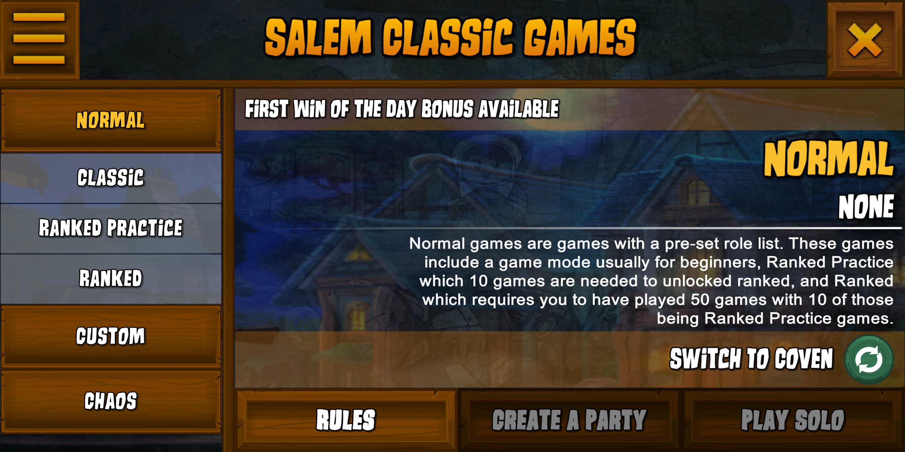 Town of Salem - The Coven Game Screenshot