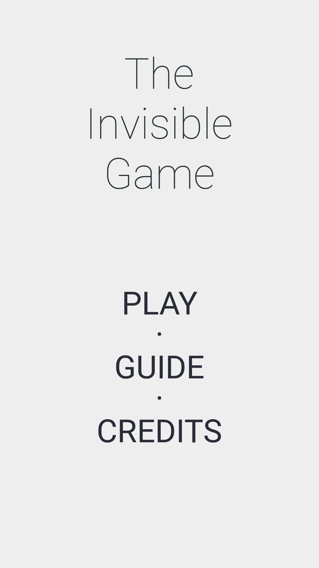 Screenshot 1 of Il gioco invisibile 1.8