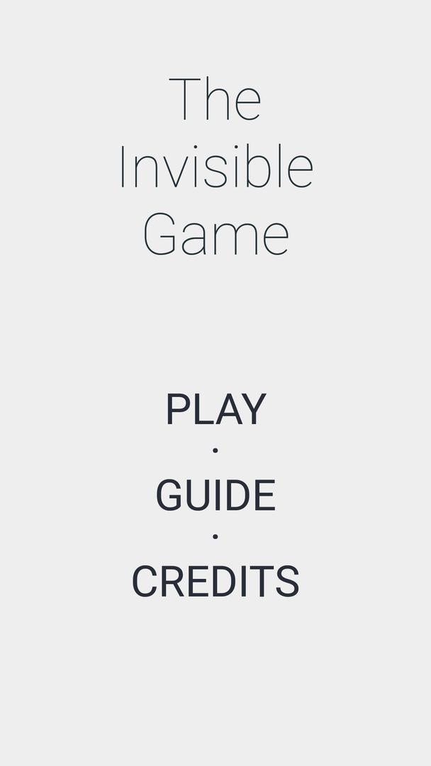The Invisible Game screenshot game