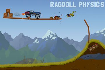 Zombie Road Trip Trials Game Screenshot