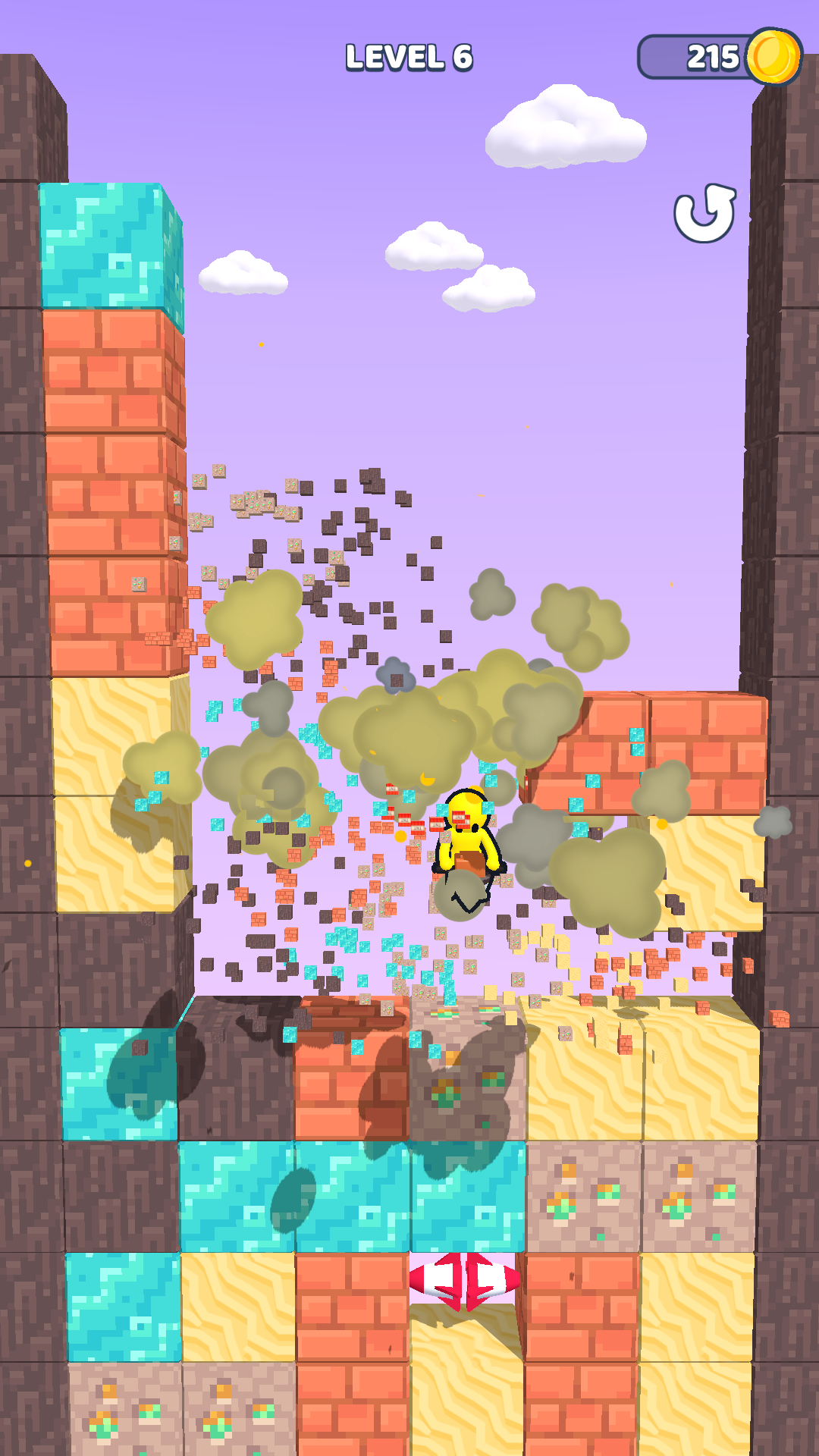 Merge Driller! Game Screenshot