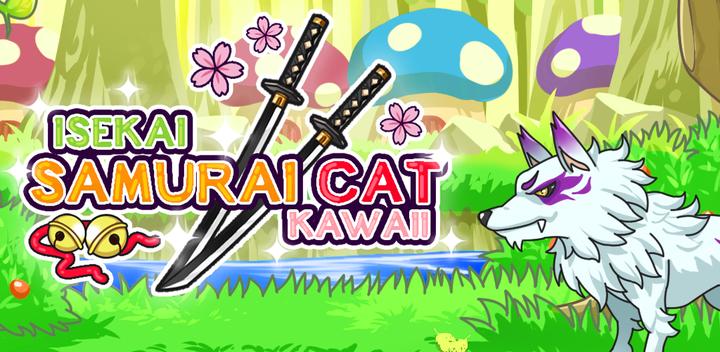Banner of Isekai Samurai Cat Kawaii 