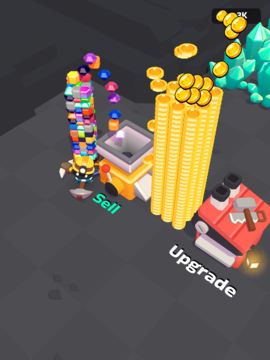 Spin Miner: Idle Gold Tycoon Game Screenshot