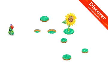 Caterpillar Shapes and Colors Game Screenshot