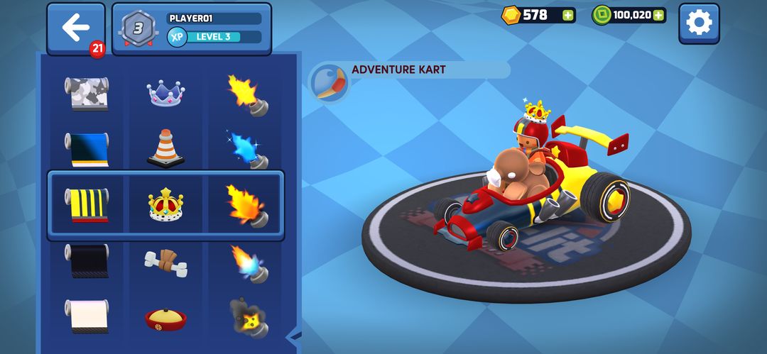 Screenshot of Starlit Kart Racing