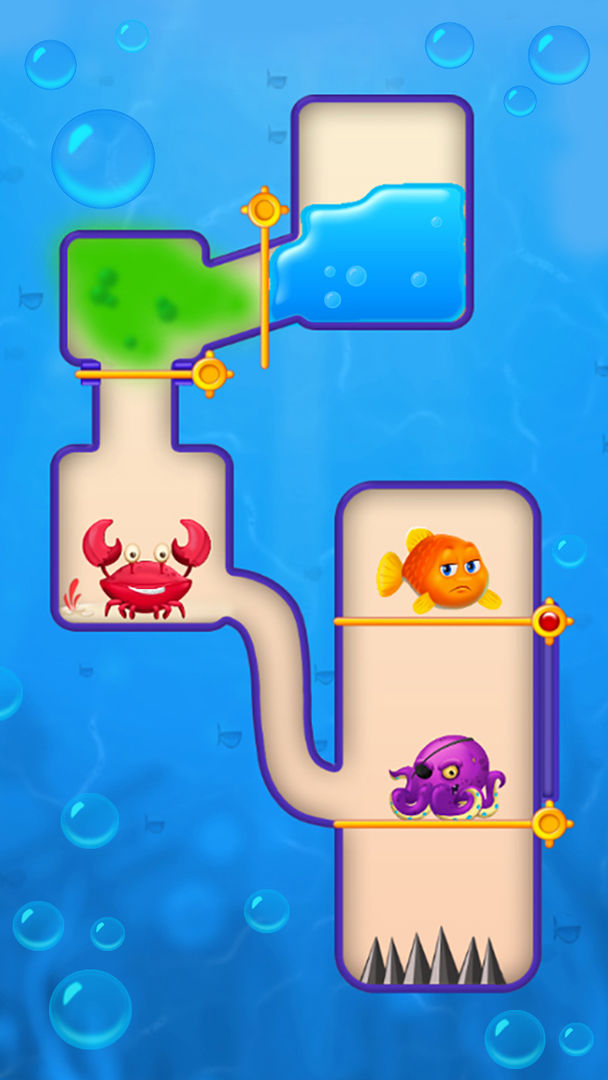 Rette den Fisch: Fischspiel screenshot game
