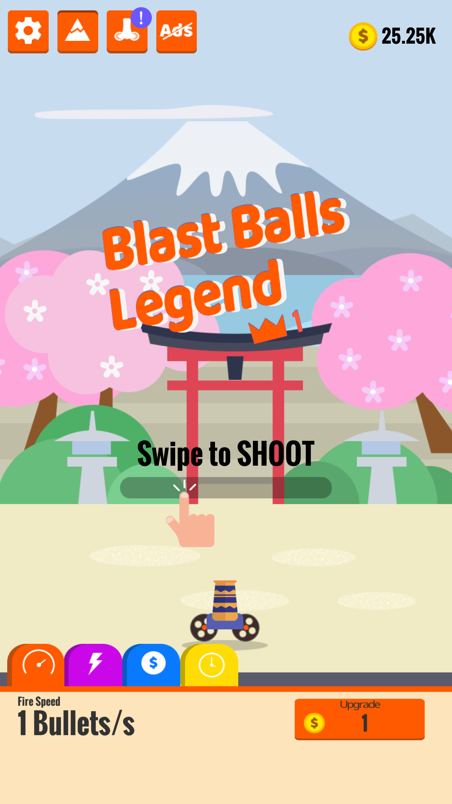 Blast Balls Legend ゲームのスクリーンショット