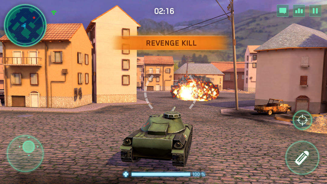 Screenshot of War Machines：Tanks Battle Game