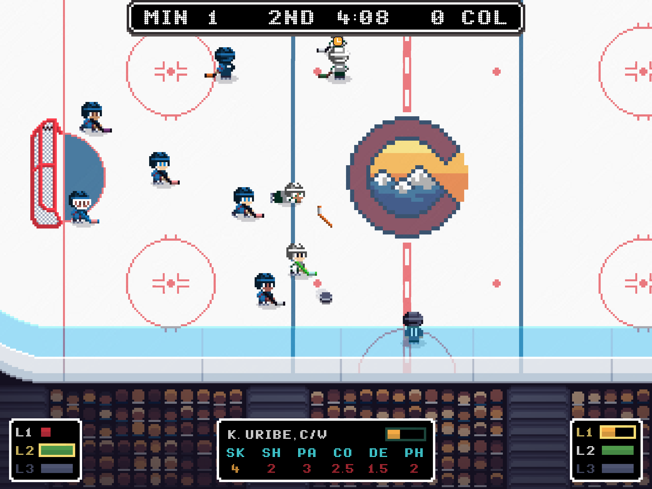 Ice League Hockey 게임 스크린 샷