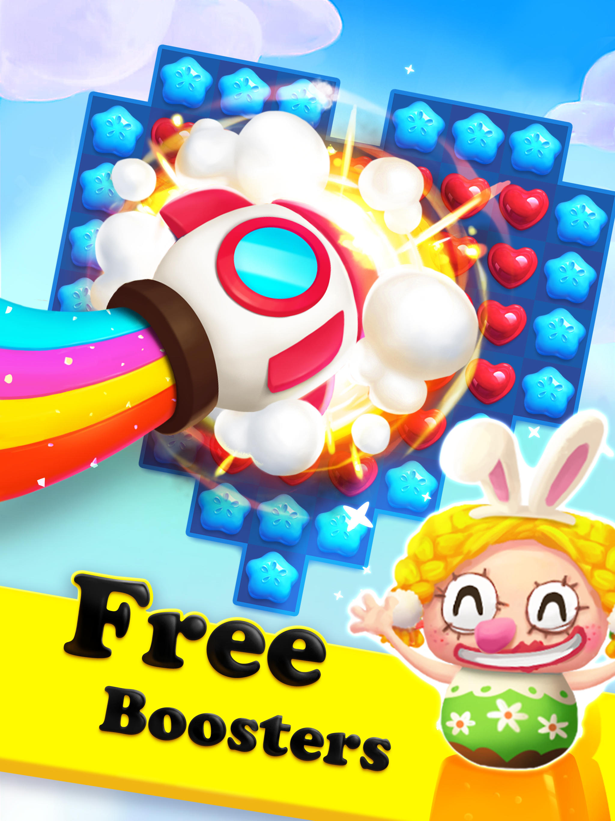 Crazy Candy Bomb-Sweet match 3 Game Screenshot