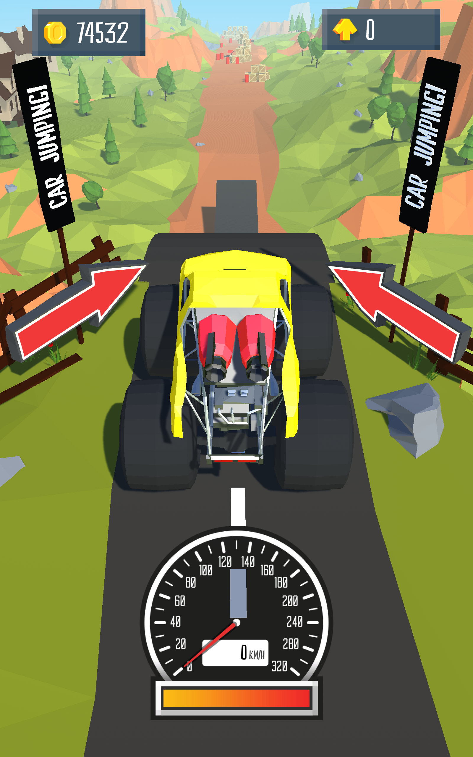 Destruction Car Jumping screenshot game